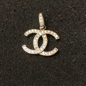Stirling silver coco Chanel pendent